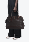 LEATHER BOWLER BAG