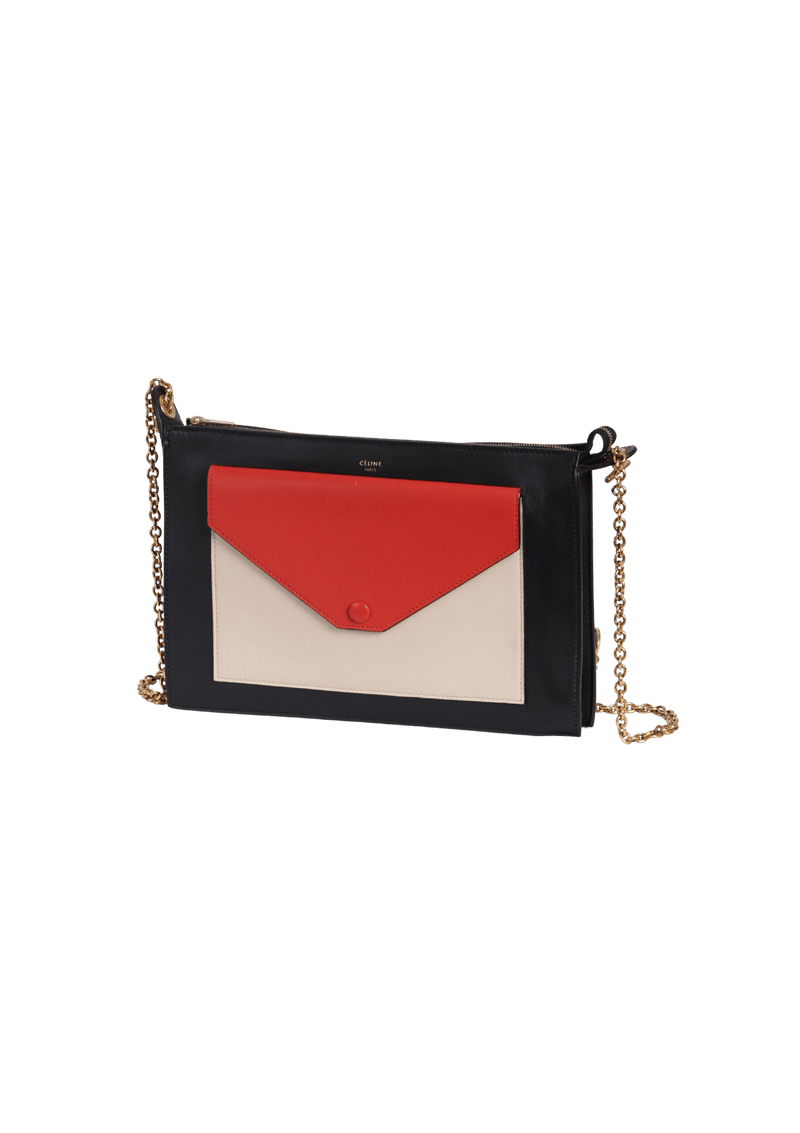 POCKET ENVELOPE CHAIN BAG