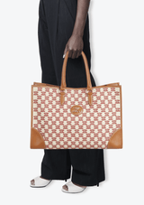 TRIOMPHE HORIZONTAL CABAS TOTE