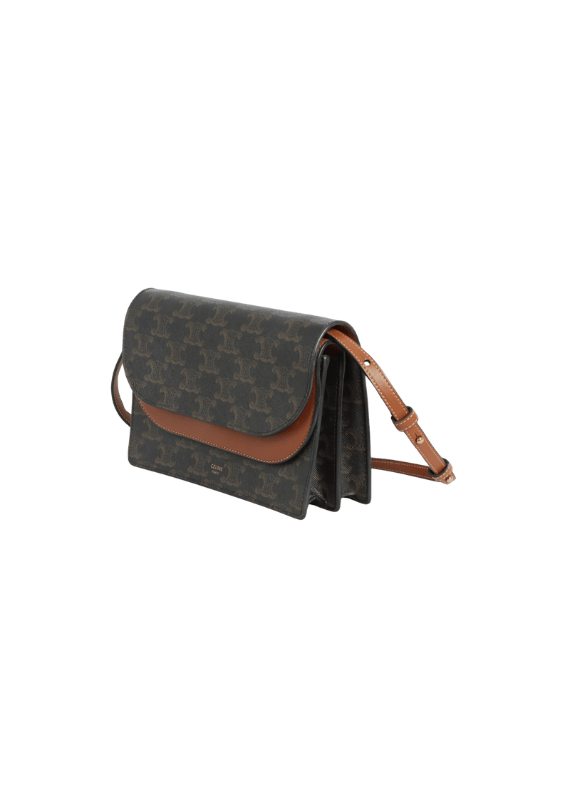 TRIOMPHE WALLET ON STRAP