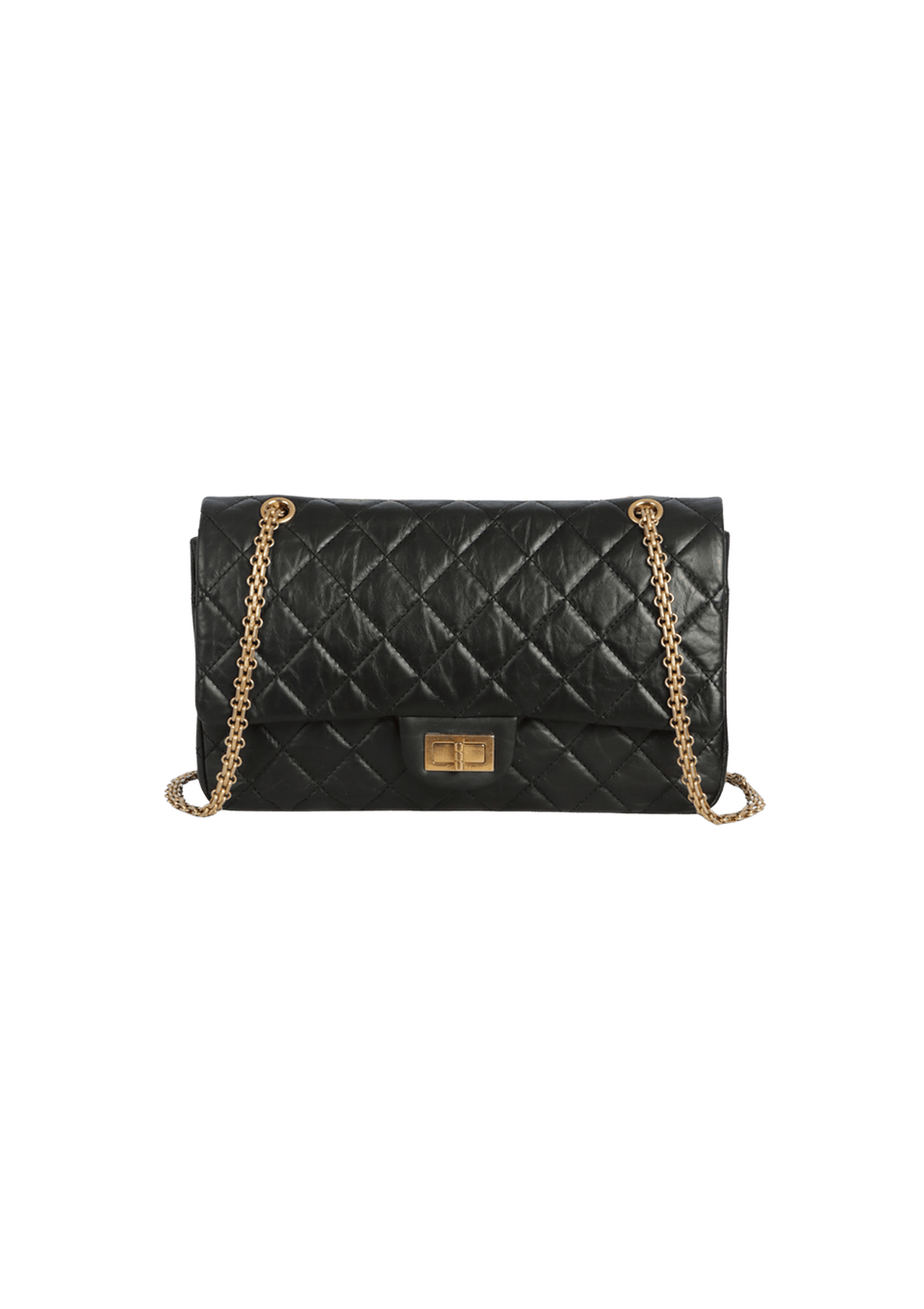 BOLSA CHANEL 2.55 REISSUE 227 CLASSIC DOUBLE FLAP PRETO ORIGINAL BOLSA CHANEL 2.55 REISSUE 227 CLASSIC DOUBLE FLAP PRETO ORIGINAL