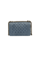 BOY FLAP QUILTED DENIM SMALL