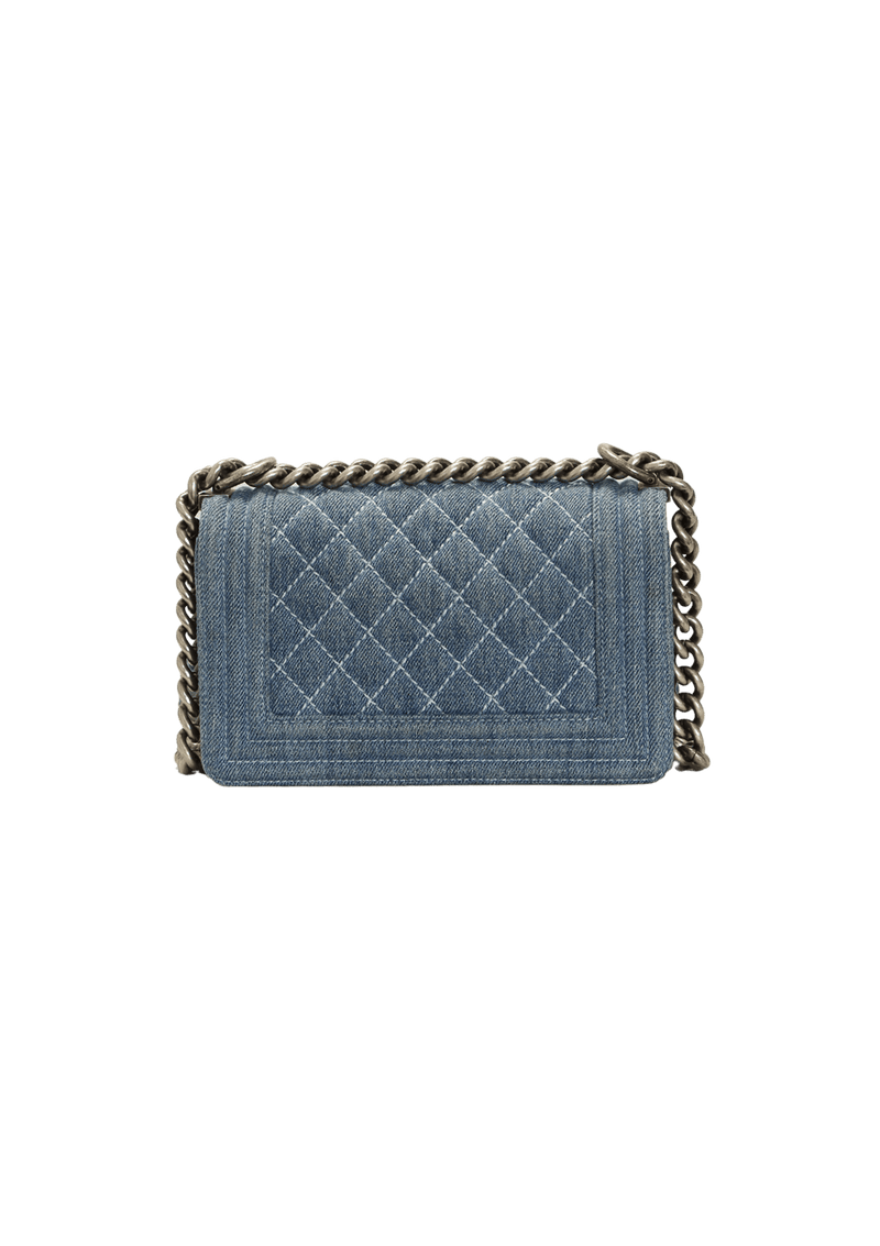 BOY FLAP QUILTED DENIM SMALL