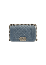 BOY FLAP QUILTED DENIM SMALL