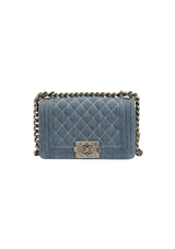 BOY FLAP QUILTED DENIM SMALL