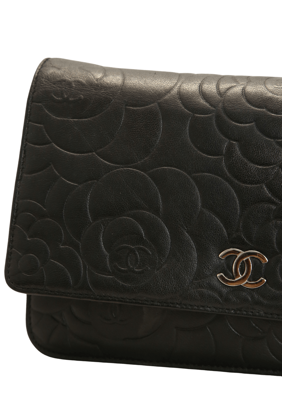 バッグ CHANEL camellia chain leather party bag Bolsa Chanel Camellia Wallet On Chain Preto Original – Gringa