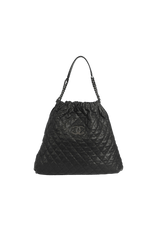 CC ELASTIC TOTE CAVIAR