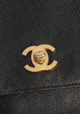 CC FLAP BACKPACK CAVIAR