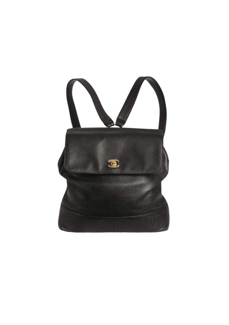 CC FLAP BACKPACK CAVIAR