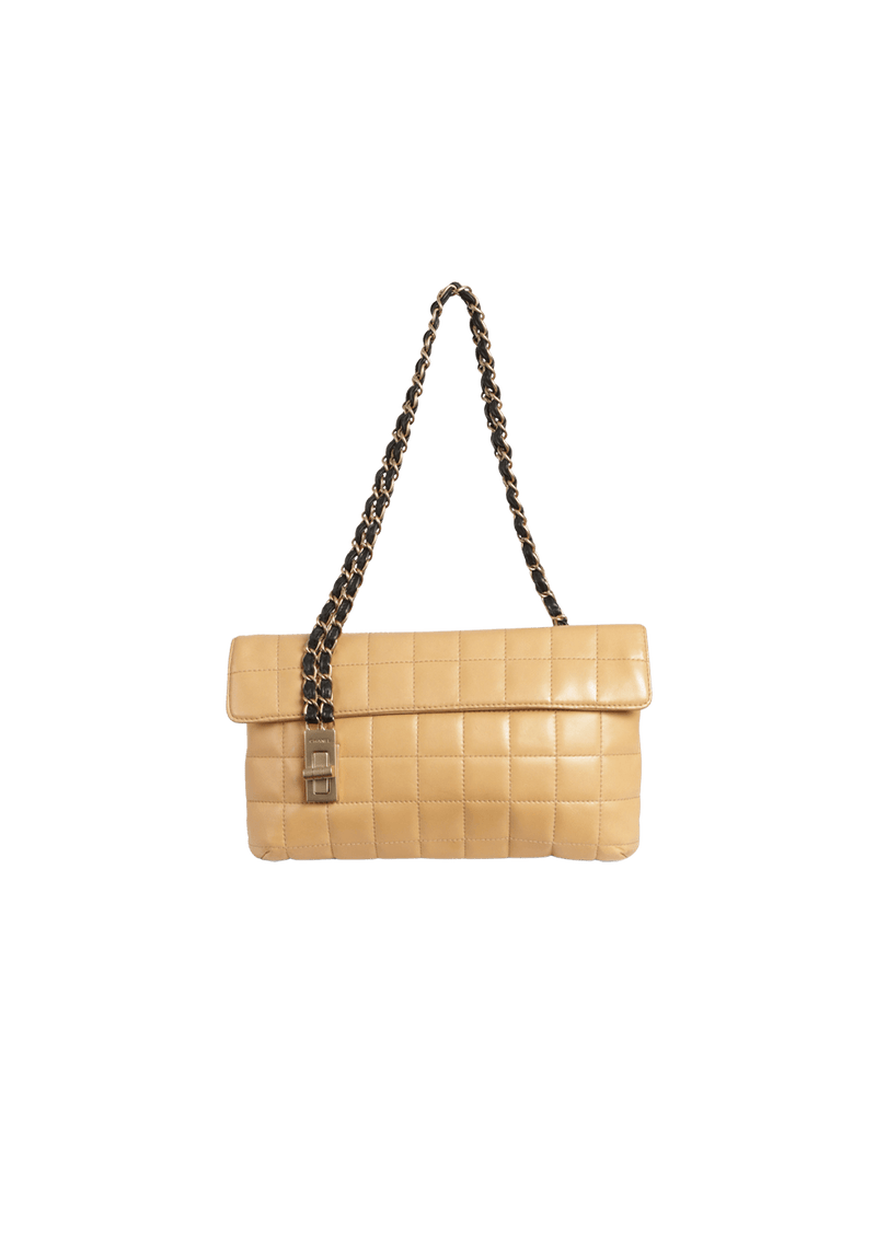 CHOCOLATE BAR MADEMOISELLE FLAP BAG