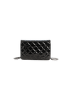 CLASSIC WALLET ON CHAIN PATENT LEATHER