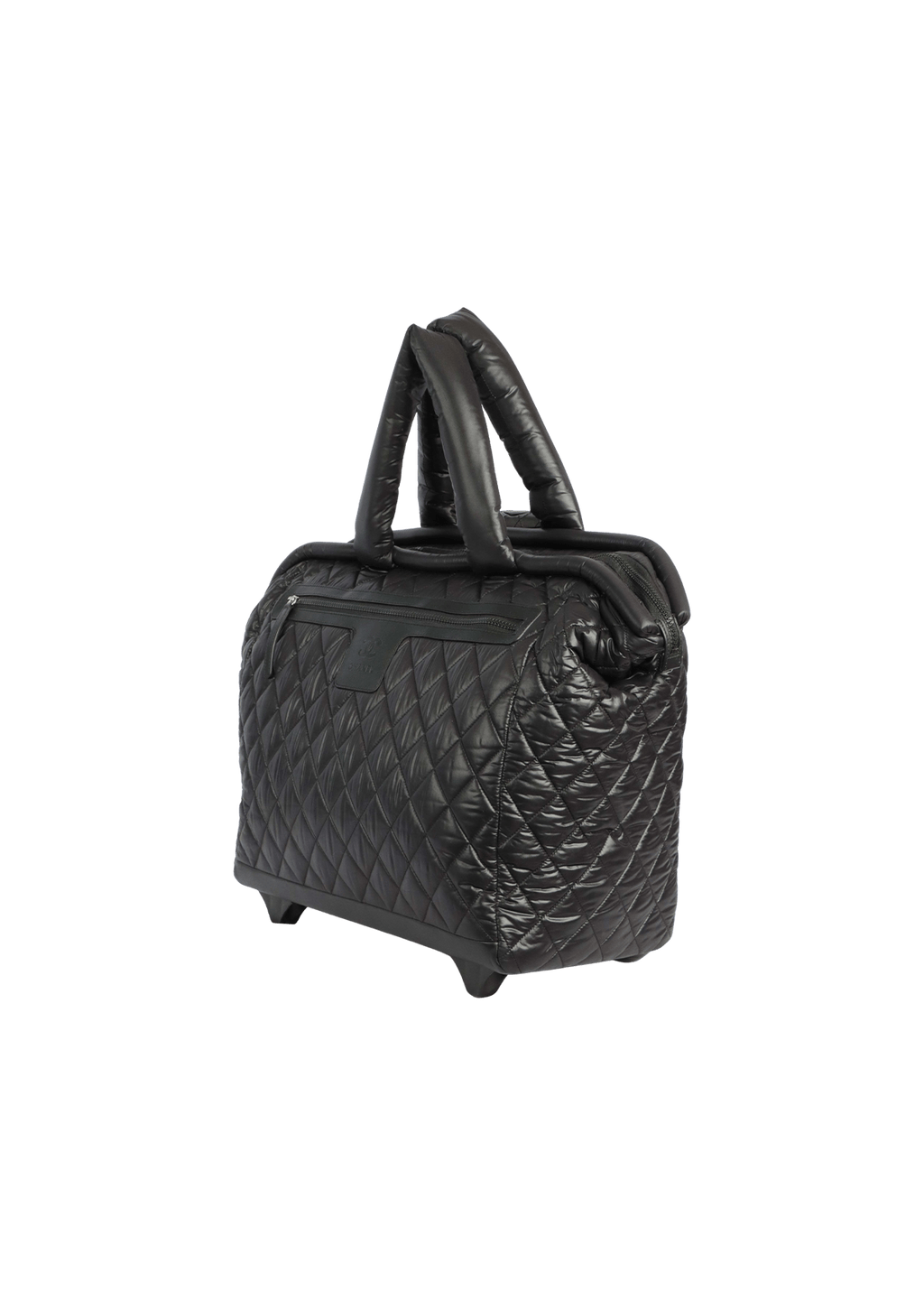  LEDAOU Weekender Travel Overnight Bag Women Ladies Carry On  Tote Duffle Bag with Luggage Sleeve (Quilted Black)