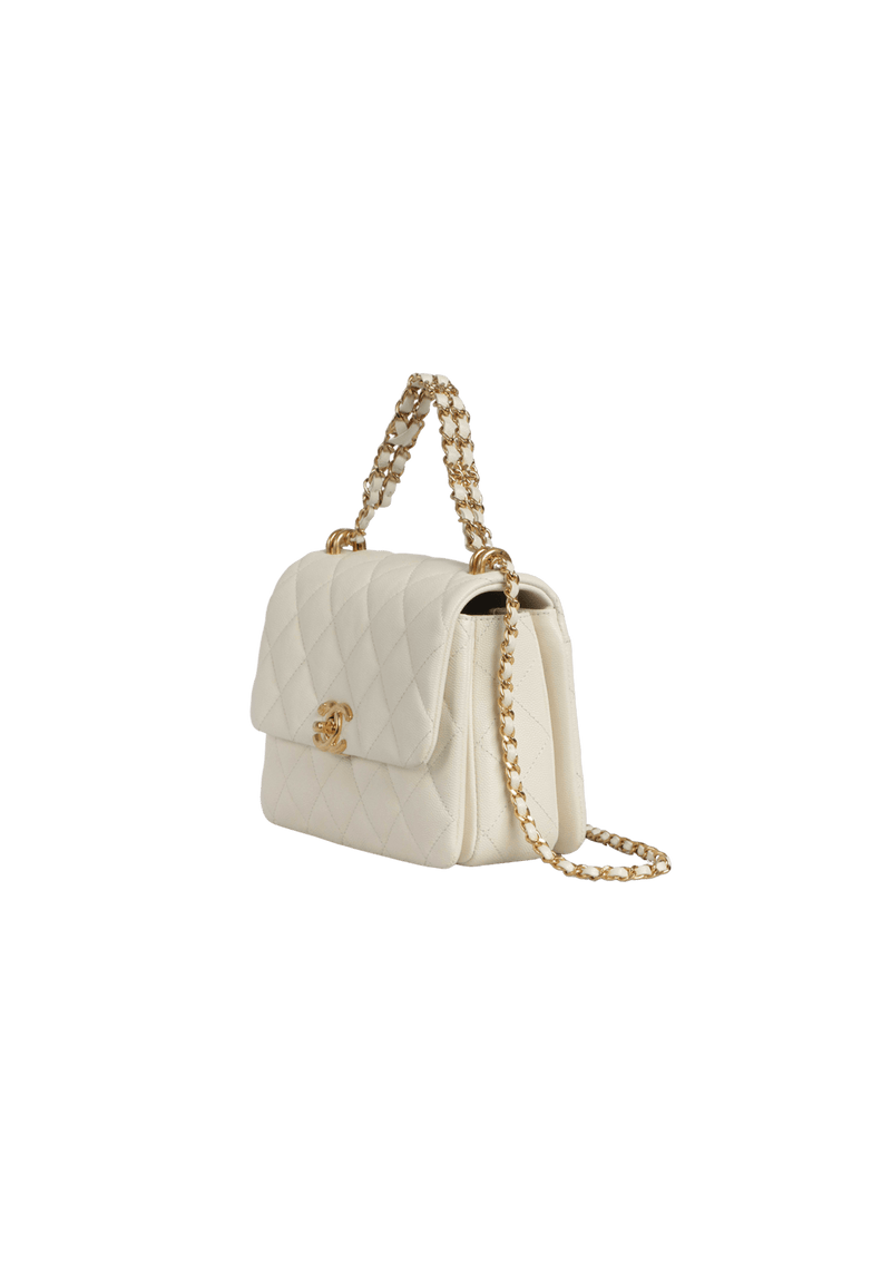 COCO FIRST FLAP BAG GRAINED CALFSKIN