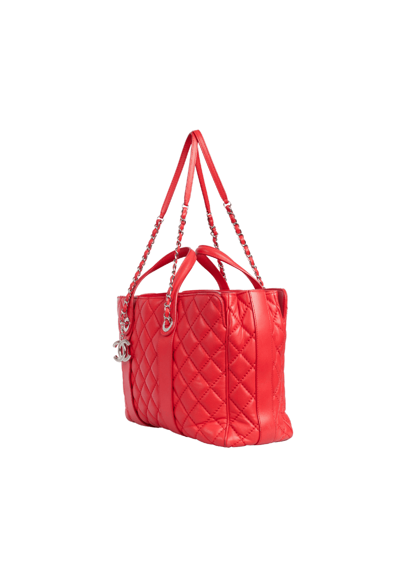 EASY CARRY SHOPPING TOTE LAMBSKIN