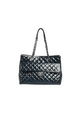 FRONT POCKET SHOPPING TOTE BAG
