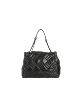 IN AND OUT FLAP TOTE QUILTED LAMBSKIN