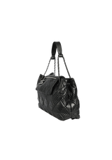 IN AND OUT FLAP TOTE QUILTED LAMBSKIN