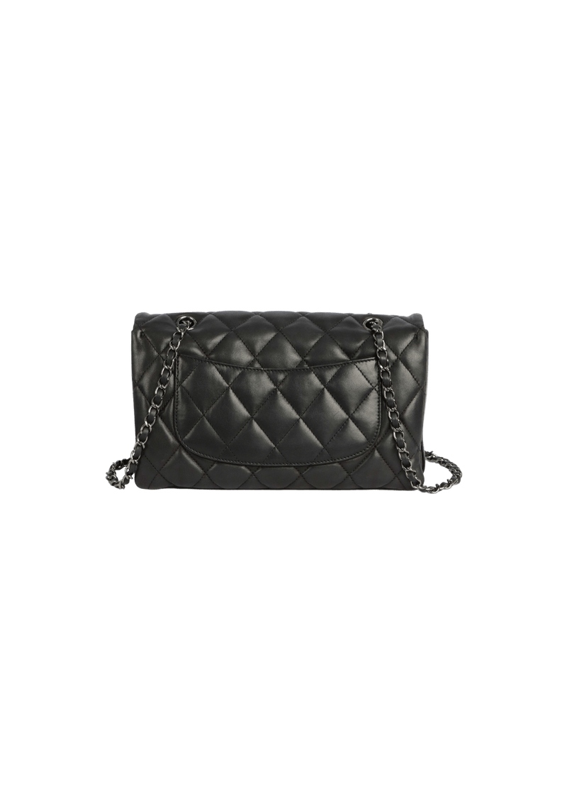 JUMBO 3 ACCORDION FLAP LAMBSKIN