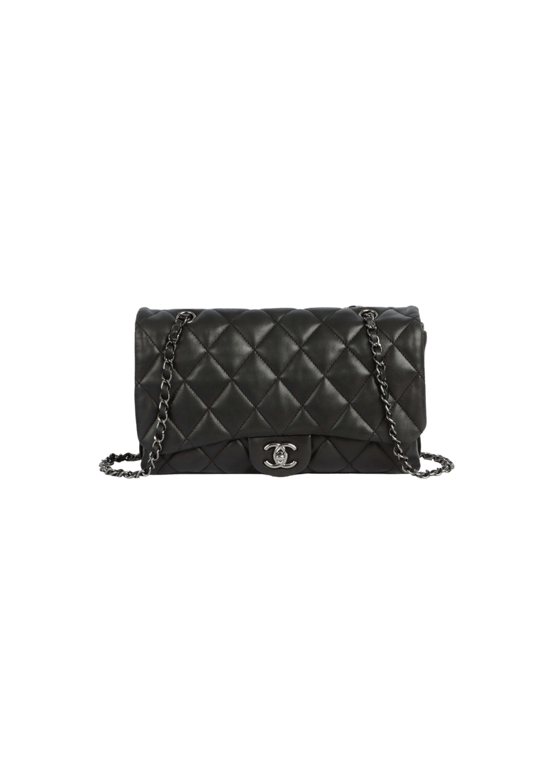 JUMBO 3 ACCORDION FLAP LAMBSKIN