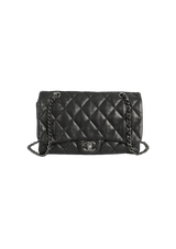 JUMBO 3 ACCORDION FLAP LAMBSKIN