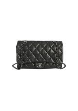 JUMBO 3 ACCORDION FLAP LAMBSKIN