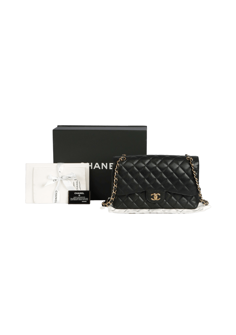 JUMBO CLASSIC DOUBLE FLAP CAVIAR