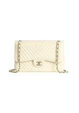 JUMBO CLASSIC DOUBLE FLAP LAMBSKIN