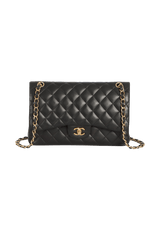 JUMBO CLASSIC DOUBLE FLAP LAMBSKIN