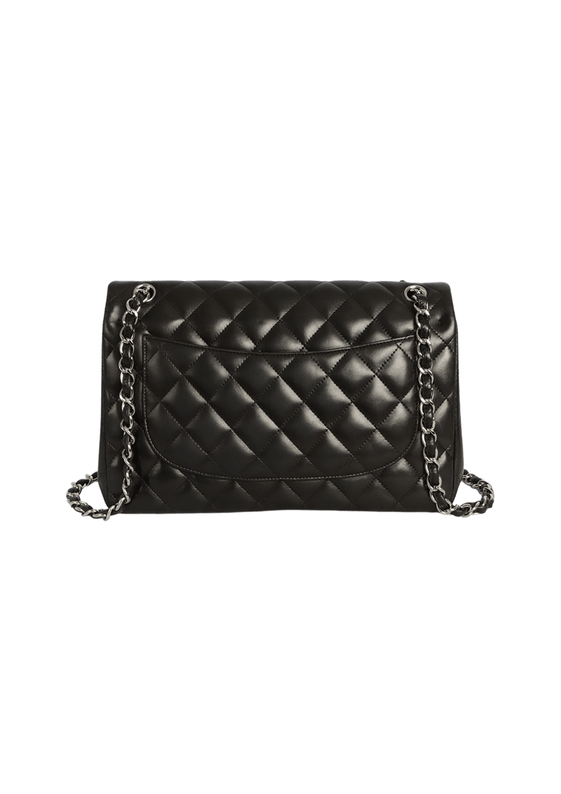 JUMBO CLASSIC DOUBLE FLAP LAMBSKIN