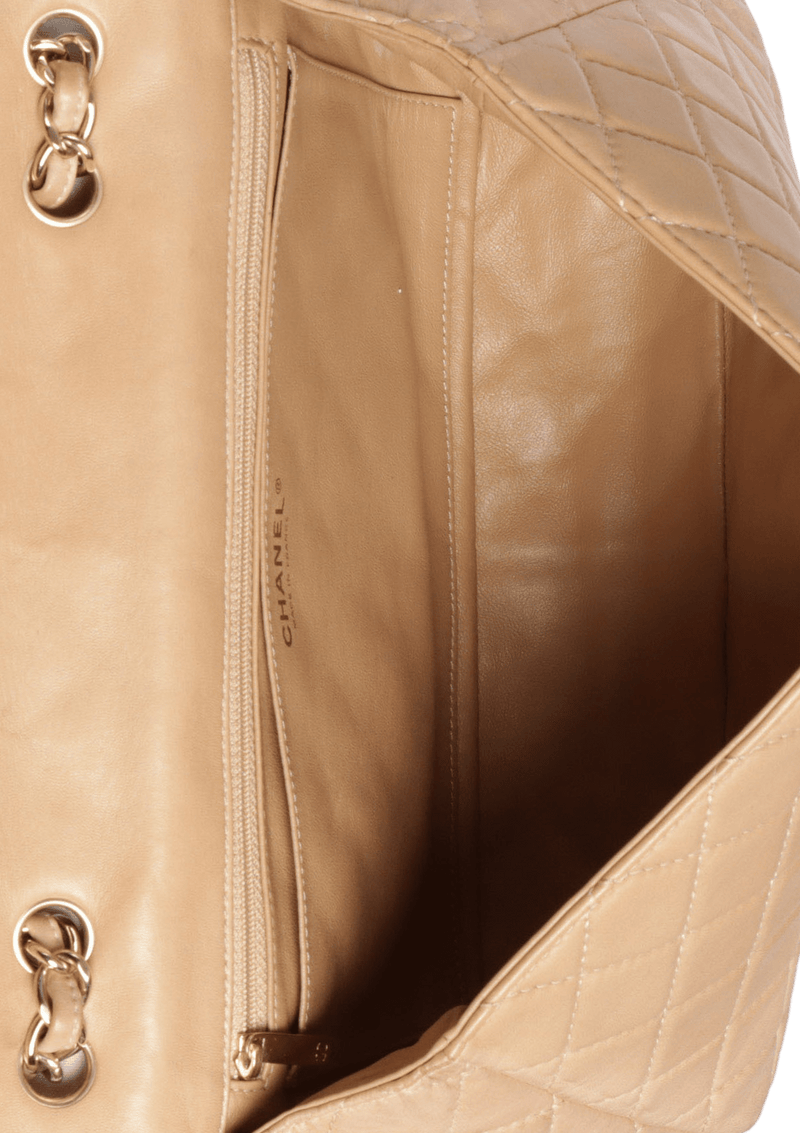 JUMBO CLASSIC SINGLE FLAP LAMBSKIN