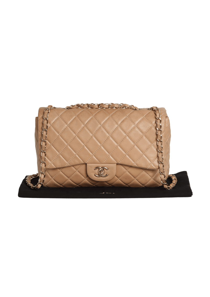 JUMBO CLASSIC SINGLE FLAP LAMBSKIN