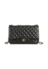 JUMBO CLASSIC SINGLE FLAP LAMBSKIN
