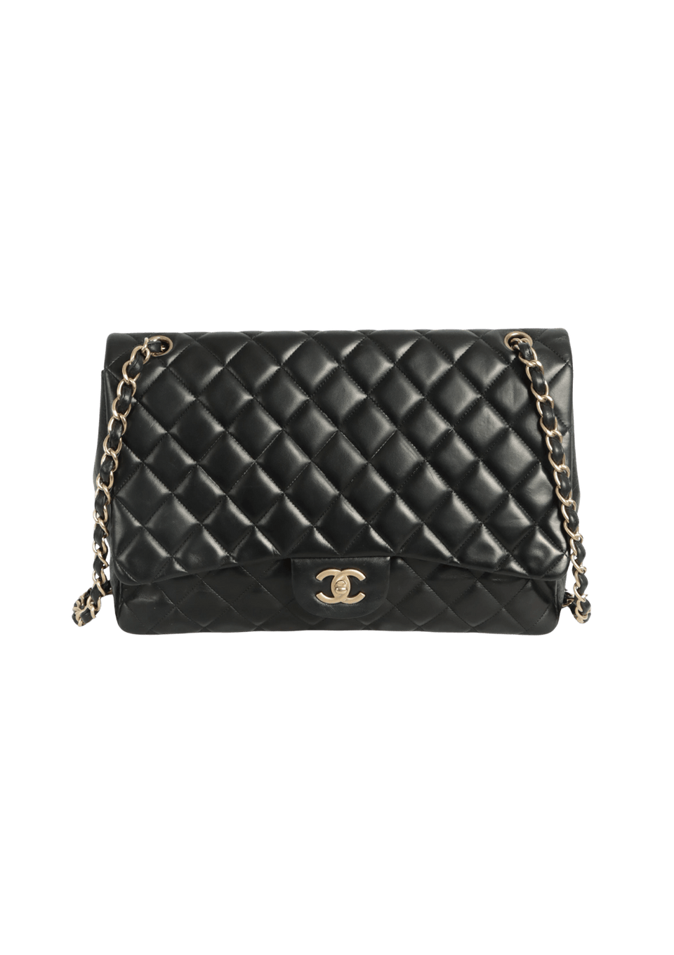 BOLSA CHANEL JUMBO CLASSIC SINGLE FLAP LAMBSKIN PRETO ORIGINAL BOLSA CHANEL JUMBO CLASSIC SINGLE FLAP LAMBSKIN PRETO ORIGINAL