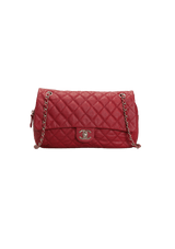 JUMBO EASY FLAP BAG CAVIAR