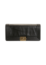 LAMBSKIN BOY CLUTCH
