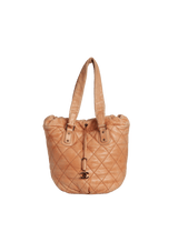 LAMBSKIN LEATHER TOTE