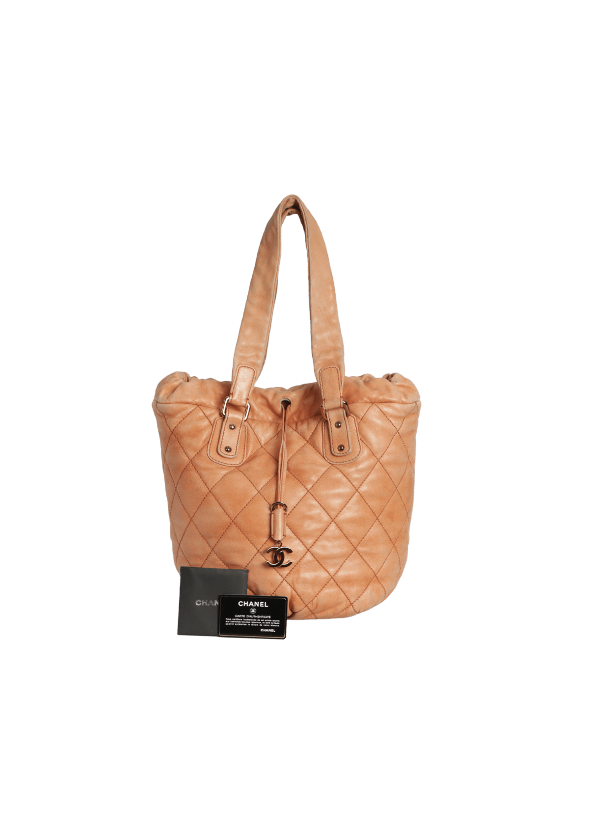 LAMBSKIN LEATHER TOTE