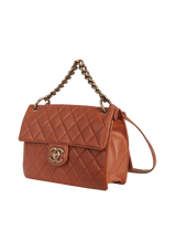 LARGE RETRO CLASS FLAP BAG