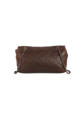 LE MARAIS LIGNE FLAP BAG DISTRESSED LAMBSKIN