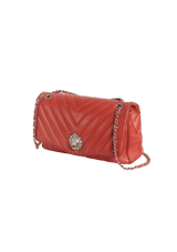 LEO LION CHAIN FLAP BAG