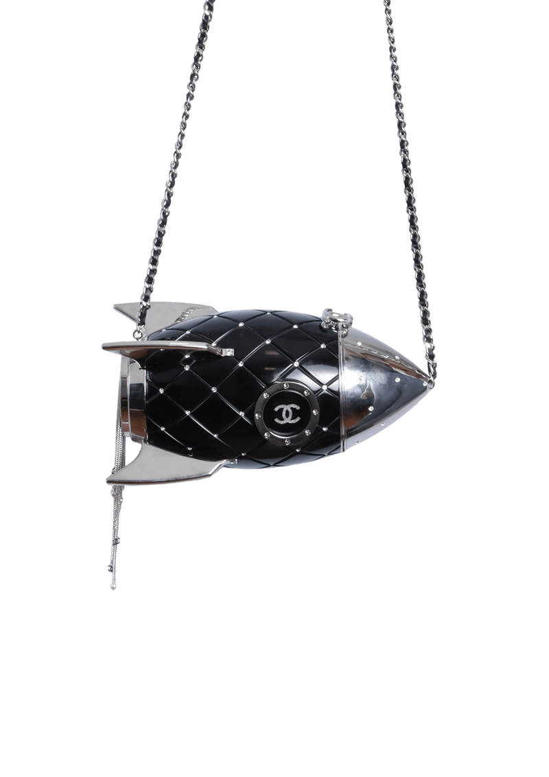 LIMITED EDITION PLEXIGLASS ROCKET SHIP BAG