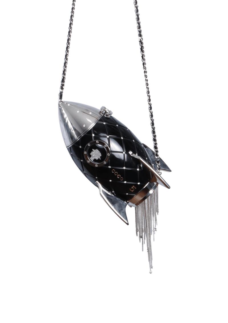 LIMITED EDITION PLEXIGLASS ROCKET SHIP BAG