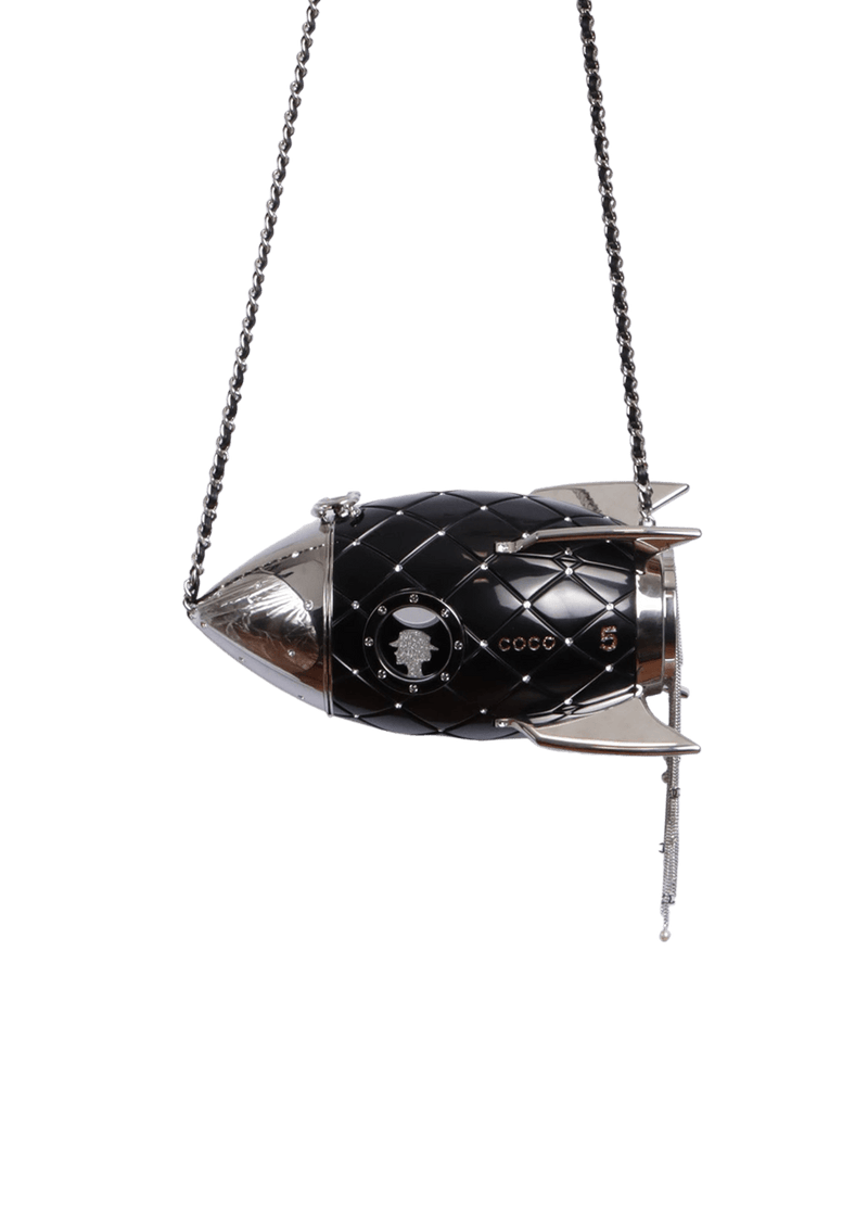 LIMITED EDITION PLEXIGLASS ROCKET SHIP BAG