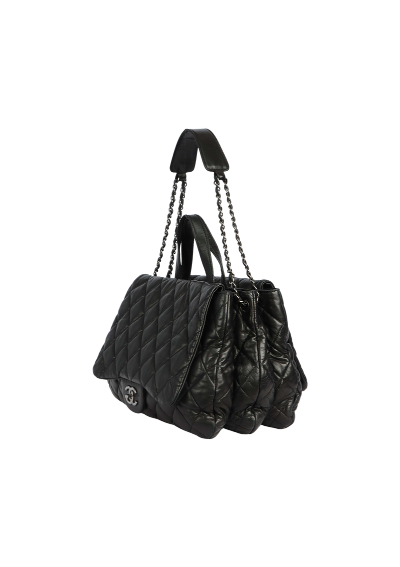 MAXI 3 BAG DOUBLE SIDED TOP HANDLE LAMBSKIN