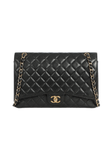 MAXI CLASSIC DOUBLE FLAP CAVIAR