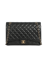 MAXI CLASSIC DOUBLE FLAP CAVIAR