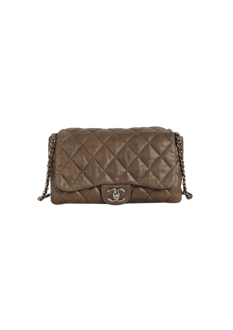 MEDIUM 3 ACCORDION FLAP LAMBSKIN