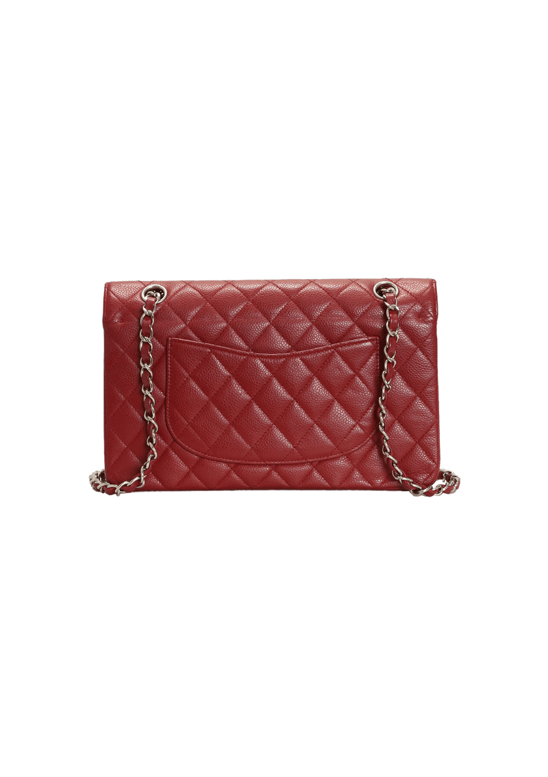 MEDIUM CLASSIC DOUBLE FLAP CAVIAR