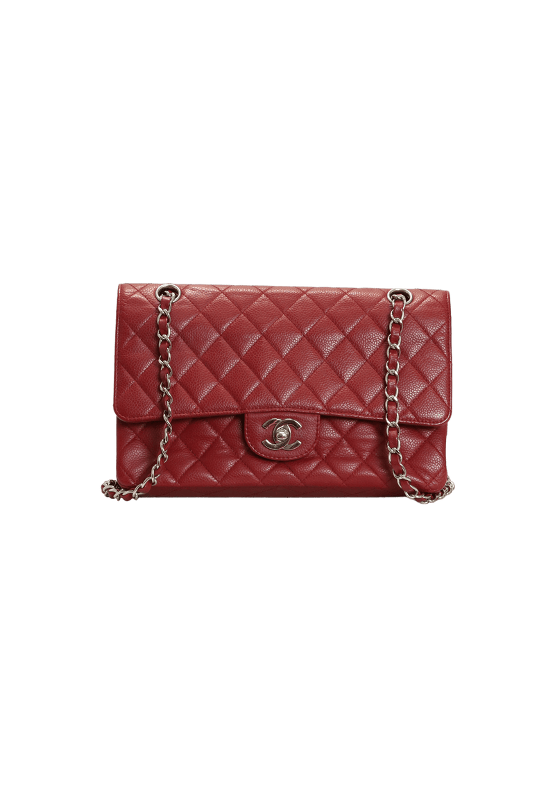 MEDIUM CLASSIC DOUBLE FLAP CAVIAR