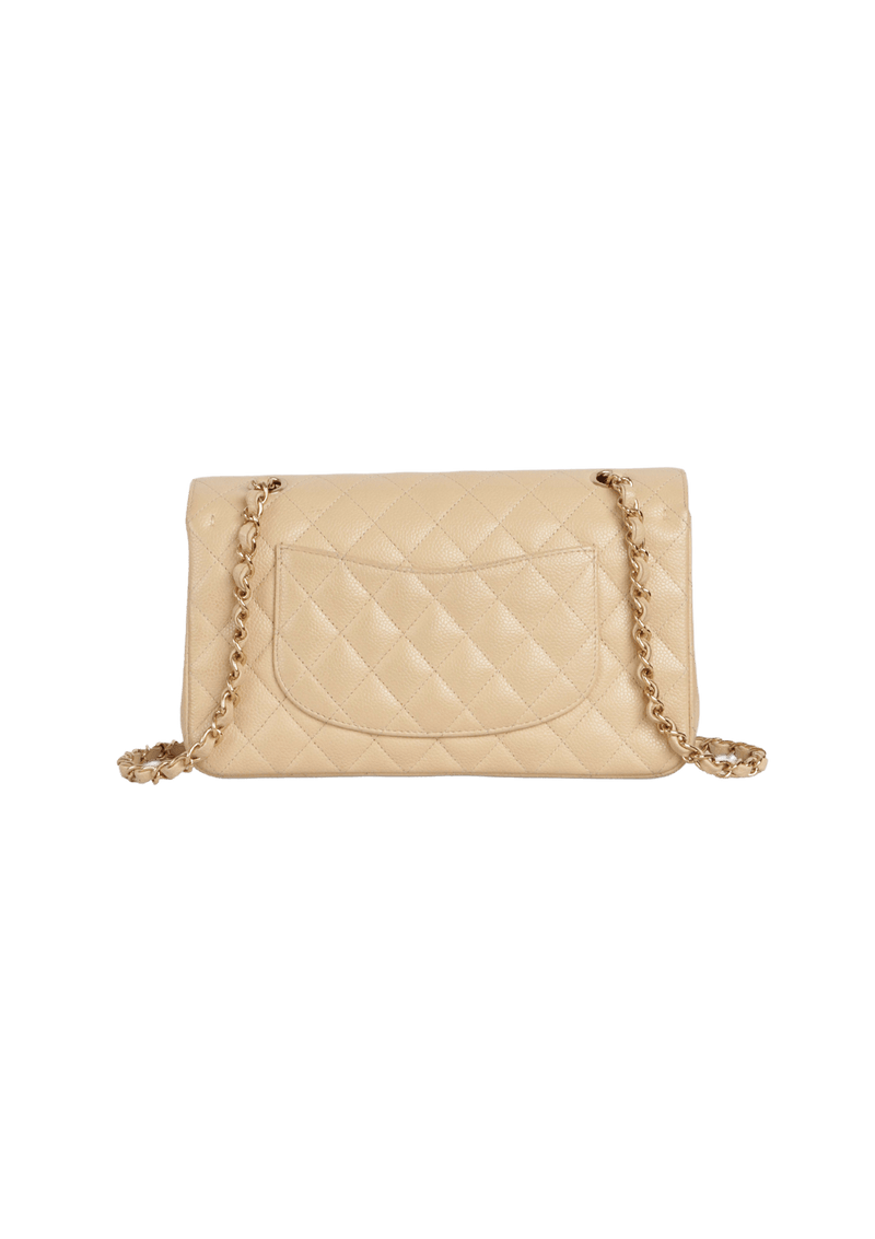 MEDIUM CLASSIC DOUBLE FLAP CAVIAR